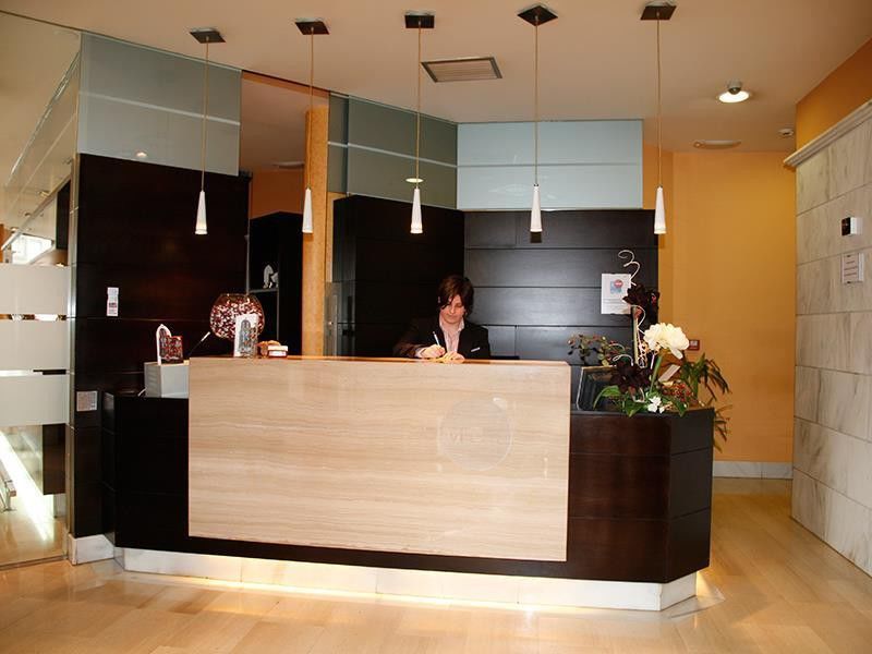 Hotel Mieres Del Camino Interior foto